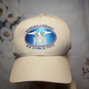 Ronald Reagan Presidential Library Hat Air Force One Hat Baseball Cap NWOT